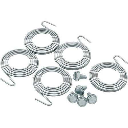 Allstar Performance ALL44109 Lug Nut Screw/Spring - Steel - Zinc Finish - for Allstar Glueless Lug Nuts - Set of 5