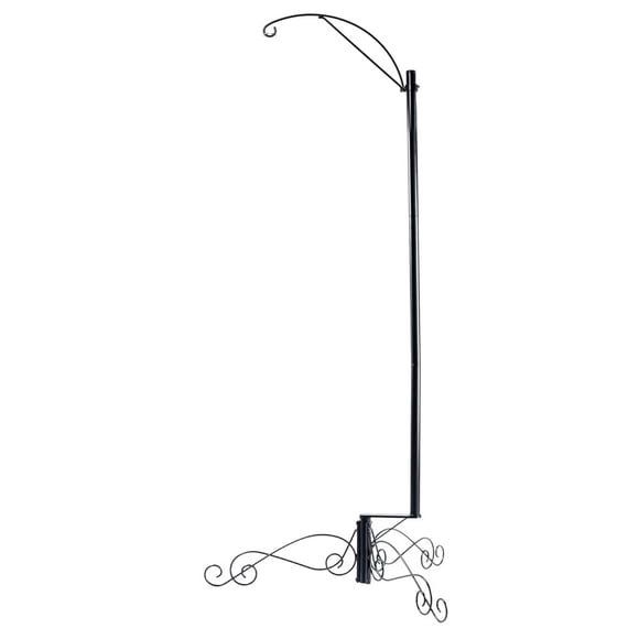 HOHIYA 61 Inch Adjustable Bird Cage Stand Shepherd Hook Heavy Duty 1 Inch Pole14 lbs Capacity for Bird Feeder Hanging Plants Lant