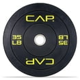 thumbnail image 1 of Parachoques olímpico CAP Barbell Budget, 35 kg, negro, individual, 1 of 7