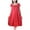 Red, variant on yillto Womens Satin Silky Nightgowns Short Sleeve Sleepwear Nightdress Loose Loungewear Nightshirts for Women