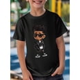 thumbnail image 1 of Boys' Cool Cartoon Character Print T-Shirt - Soft, Cotton, Casual Round Neck Short Sleeve Tee for Summer Fun, 1 of 8