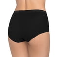 thumbnail image 5 of Sloggi Calzoncillos de mujer - Chic, Maxi, paquete de 4, un solo color Negro 48, 5 of 5