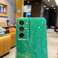 thumbnail image 4 of Cute Glitter Case for Samsung Galaxy S23 Plus S23+ (6.6 inch), Neon Bright Sparkly Bling Soft Silicone Phone Cover for Women Girls (Alpine Green), 4 of 14