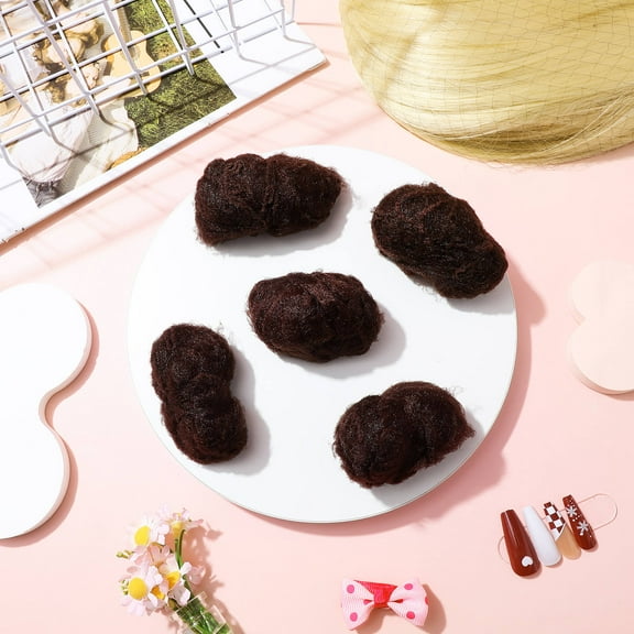 Pawsdot Invisible Elastic Mesh Hair Nets Coffee Comfortable All Day Wear 100Pcs