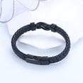 thumbnail image 4 of Men's Cremation Bracelet Celtic Knot Infinity Urn Bracelet for Ashes Men Cuff Urn Bracelet Genuine Leather Ashes Bracelet, 4 of 7