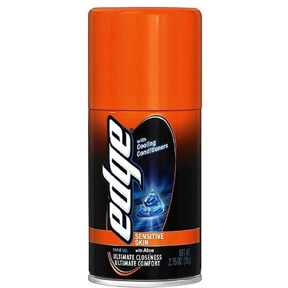 2 Pack Edge Shave Gel, Sensitive Skin with Aloe 2.75 oz