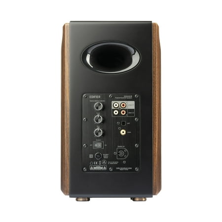 Edifier - S2000MKIII Powered Bluetooth Bookshelf, Computer - 130W Line-in Optical Input - Tri-Amped Studio Monitor 2.0 Speakers - Wood/Black
