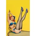 thumbnail image 2 of Art.com Flirt Magazine; Sailor Girl Stretched Canvas Print Wall Art by Peter Driben, 12" x 18", 2 of 4