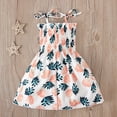 thumbnail image 5 of Fshinging Floral Print Holiday Beach Baby Girls Casual Dress 2025 Sleeveless Party Toddler Kids Dresses Size 3-4 Years, 5 of 6
