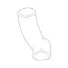 Genuine OE Mitsubishi Connector Tube - 1507A004