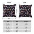 thumbnail image 6 of Wukai Colorful Mushrooms in Doodle Style Premium Polyester Fleece Pillow Covers with Hidden Zipper Closure,Luxuriously Soft and Durable-20"x20", 6 of 7