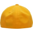 thumbnail image 4 of Solid Flat Brim Bill Fitted Baseball Cap, 4 of 6