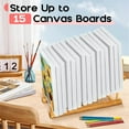 thumbnail image 3 of New Arrivals Small Art Drying Rack, Storage Rack,5 Layers Paint Display Rack, 3 of 6