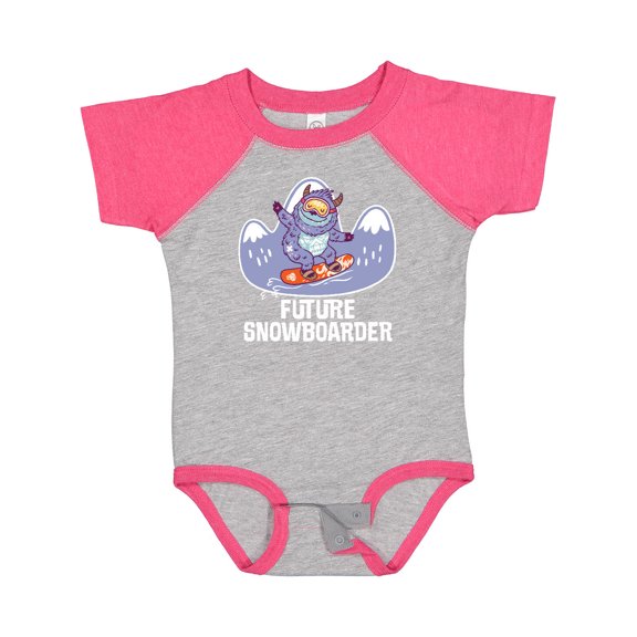 Inktastic Snowboarding Future Snowboarder Boys or Girls Baby Bodysuit