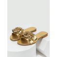 thumbnail image 3 of Women'S Flat Sandals, Fashionable Holiday Style Open Toe Slippers, Comfortable And Casual Sandals With Buckle For Women, 3 of 4