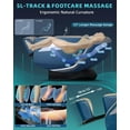 thumbnail image 5 of FELIDOMUS Full Body Zero Gravity Massage Chair with Body Scan, 4D Intelligent Shiatsu Strecth Massage, SL Track Massage, Back/Leg Heated, AI Voice Control and Bluetooth,Blue, 5 of 7