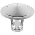 MANLINGDA Stainless Steel Roof Vent Chimney Cowl Rain Cover Cap
