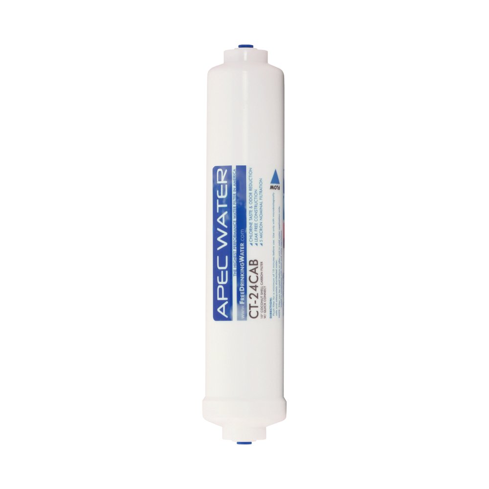 APEC 10" Inline Carbon PreFilter with 1/4" Quick Connect For ULTIMATE