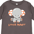 thumbnail image 4 of Inktastic Little Peanut Cute Baby Elephant Boys or Girls Long Sleeve Toddler T-Shirt, 4 of 5