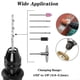 thumbnail image 5 of 16 Piezas Taladro Chuck Collet Set, 4486 Keyless Cambio Rápido Chuck Rotary Tool con Reemplazo 4485 Latón Collet Nut Set, 5 of 7