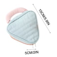 thumbnail image 2 of Makeup Bag Nylon Zipper Pouch 5.9x5.9x2 Inches Travel Cosmetic Organizer for Lipstick Accessories, 2 of 6