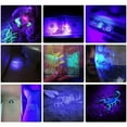 thumbnail image 2 of SV16 Potente linterna LED UV de 5 W, 365 nm, recargable por USB para pintura, minerales, fluoresceína, detector de orina, curado de resina con toma de corriente, batería incorporada de 2600, 2 of 4
