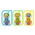thumbnail image 2 of Chaning Face Cell Phone 3D Music Mobile Phone Changing Face Cell Phone Cartoon Music Phone Learning Educational Toys for Baby Toddler (Random Color), 2 of 3