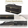 thumbnail image 4 of Portable Hair Tools Storage Bag for Flexstyle Hair Dryer Airwrap, Double-Layer Large Capacity Travel Storage Bag for Airwrap Styler and Attachments, 4 of 13