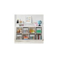 thumbnail image 3 of mDesign Jane Fabric Nursery/Playroom Storage Organizer Cube with Front Window/Handle, Hold Toys, Clothes, Bottles, Diapers, Bibs, 3 of 9