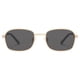 thumbnail image 2 of Gafas de sol SOJOS Retro Rectangulares Polarizadas SJ1177 con lente gris dorada, 2 of 4