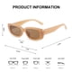 thumbnail image 4 of Gafas de Sol Retro Rectangulares BUTABY UV400 para Mujer, 4 of 6
