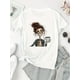 thumbnail image 2 of Camiseta De Mujer Verano Casual Mujer Básica Camiseta Para Deportes Callejeros PlayaCreative Coffee Skull Pattern Printed Women'S Trendy Round Neck Short Sleeve, Simple Casual Sports T-Shirt, Comfor, 2 of 7