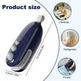 thumbnail image 3 of Mini Bag Sealer, 2025 Portable Handheld Vacuum Food Sealer Bag, 2 in 1 Rechargeable Chip Bag Sealer Heat Sealer for Plastic Bag Snack Bag Food Storage (Navy), 3 of 9