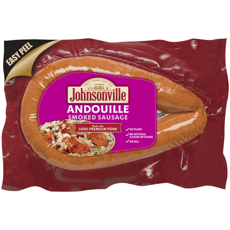 sausage andouille johnsonville smoked walmart oz kroger cooked albertsons 5oz sleeve