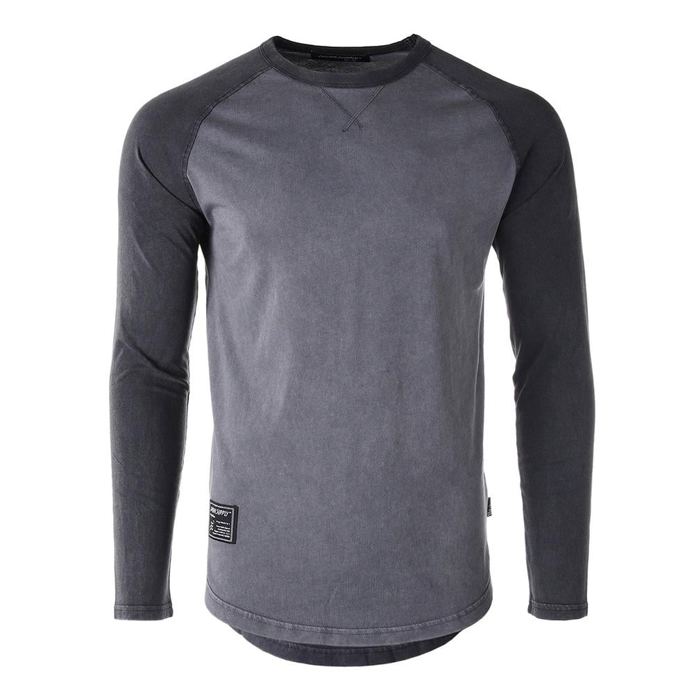 Download ZIMEGO Men's Long Sleeve Basic Baseball Raglan Shirt ...