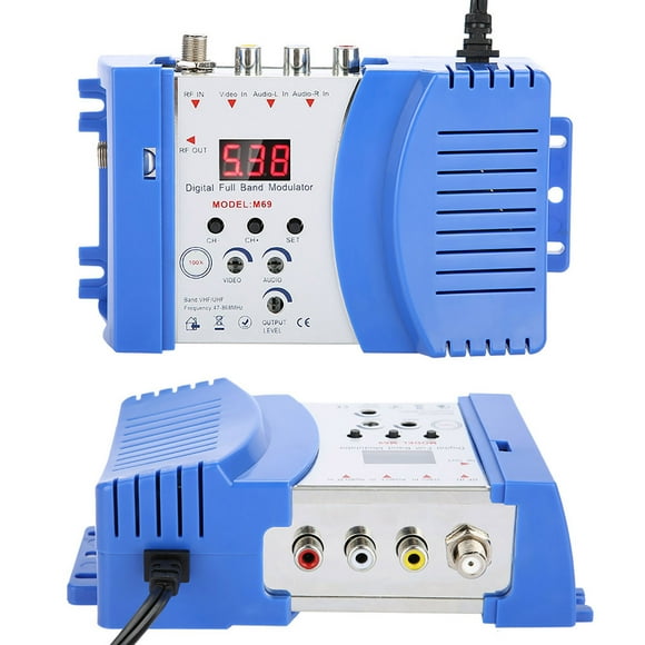 RF Modulator, AV-RF TV Converter AV-TV Automatical For CCD Camera For Video Game Consoles