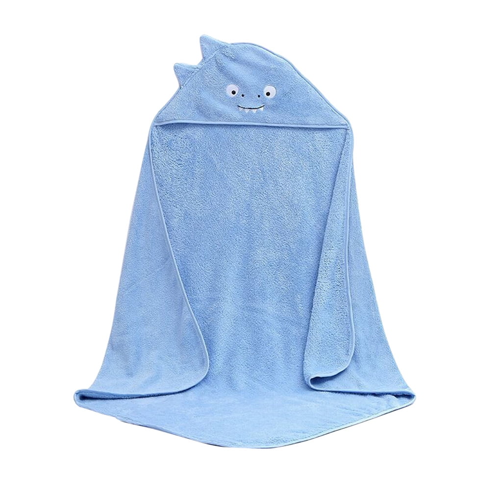 Polyester Cotton Kid Bathing Towel Cartoon Baby Bathrobe Water