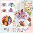 thumbnail image 4 of 3D Pop Up Butterfly Greeting Card, Handmade Floral Butterfly Pop-Up Card for Wife, Husband, Girlfriend, Mom, Dad, Mother, Father (Birthday Card, Get Well, Thank You, Anniversary), 4 of 4