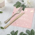 thumbnail image 5 of Paper Napkin Folding 3 Layers Disposable Tableware Dinner ware for Birthday Anniversary, 5 of 5