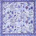 thumbnail image 1 of Ahgly Company Indoor Square Animal Blue Traditional Area Rugs, 6' Square, 1 of 4