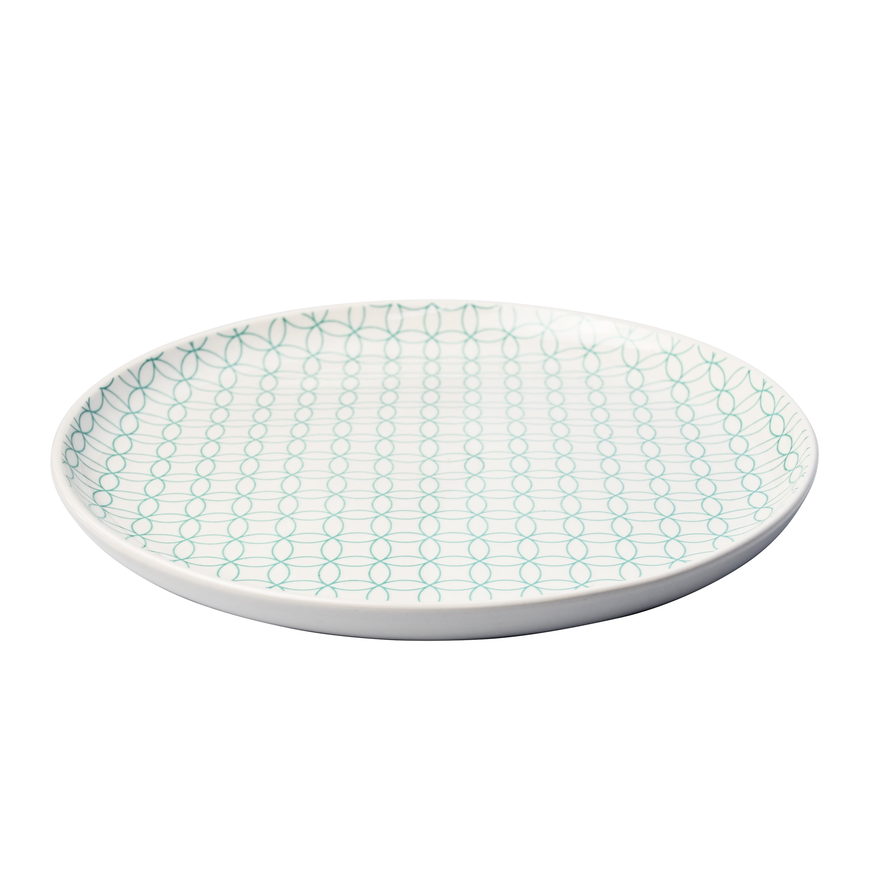 Mainstays Alessandra Mint 4-pack Stoneware Dinner Plate Set, 10.5"