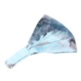 thumbnail image 2 of 3 diademas de algodón con efecto tie-dye y ala ancha para mujer (rosa, celeste, verde claro), 2 of 5