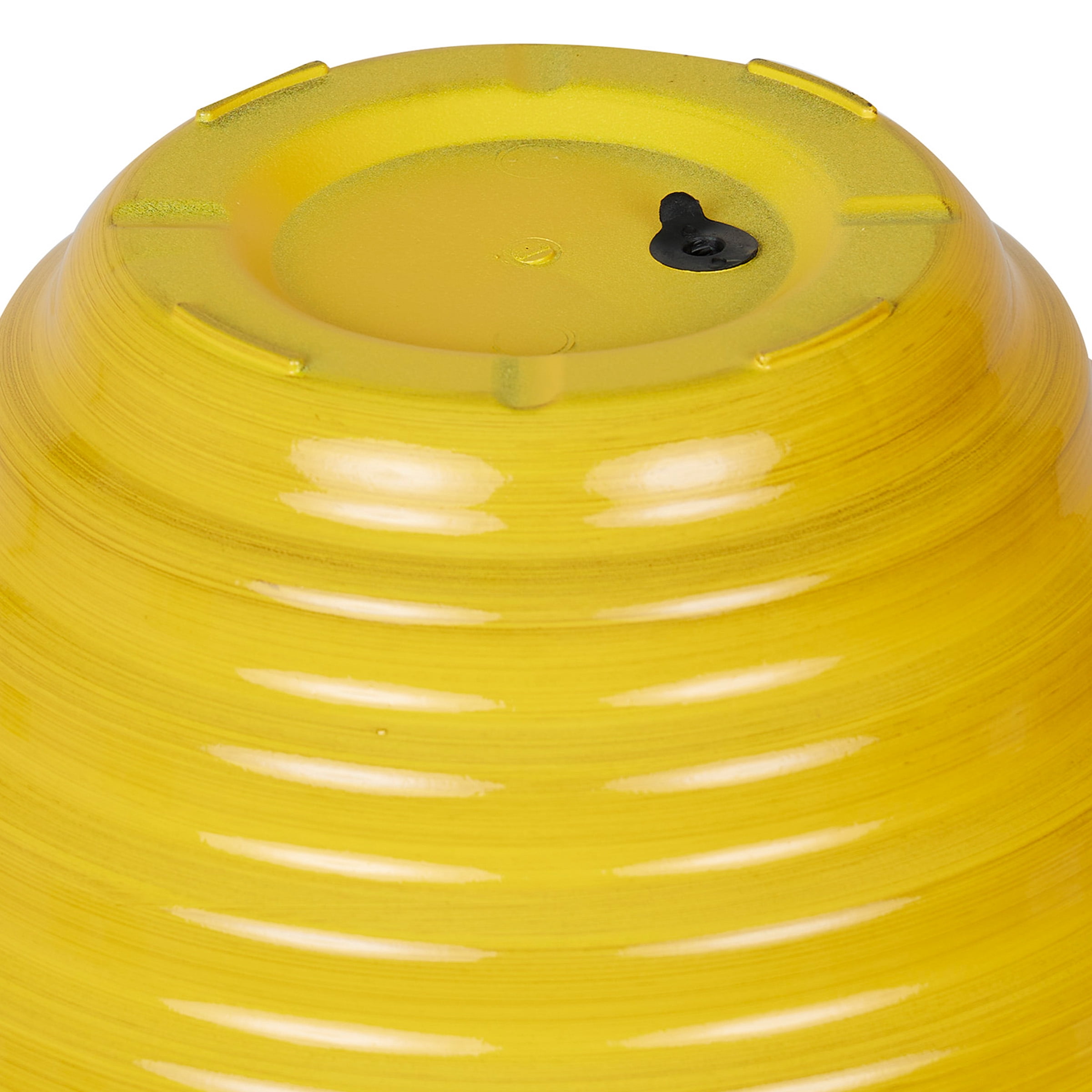 Alpine Corporation 16" Yellow Glazed Planter