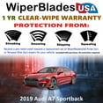 thumbnail image 2 of 2019 Audi A7 Sportback Beam Wiper Blades Wipers w/1yr Warranty (Set of 2) (WiperBladesUSA), 2 of 5