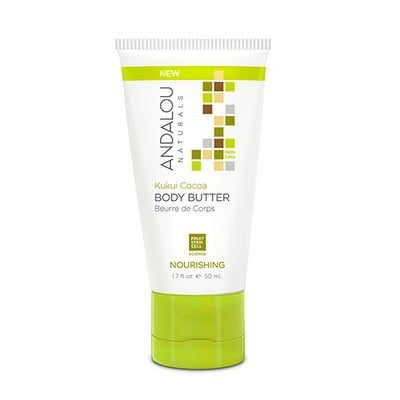Andalou Naturals Kukui Cocoa Nourishing Body Butter Travel Size 1.7 oz