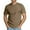 Brown, variant on Wyobmus Men's Workout Shirt Quick Dry Short Sleeve Crew Neck Stretch Muscle Pullover Moisture-Wicking Summer T Shirts S-4X Olive Green