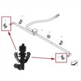 thumbnail image 2 of 1Pair 61677059223 Front Bumper Headlight Washer Nozzle, 2 of 5