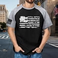 thumbnail image 4 of JLFKNG Mens Shirts Independence Day Style Usa Flag Printed Patriotic Shirts For Men Short Sleeve Crew Neck Breathable Loose Fit Comfy Mens Clothes, 4 of 4