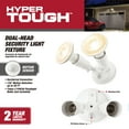 thumbnail image 5 of Hyper Tough Dual Head Hardwired Security Light 180-Degree Detection (Bulbs Not Included), 5 of 11