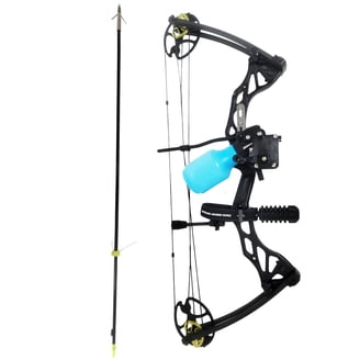 compound bow fishing reel SAS Scorpii Compound Bow Bowfishing Package with Bottle Reel and Arrow